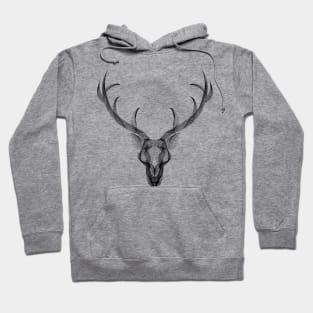 Dramabite Linear deer stag Hoodie